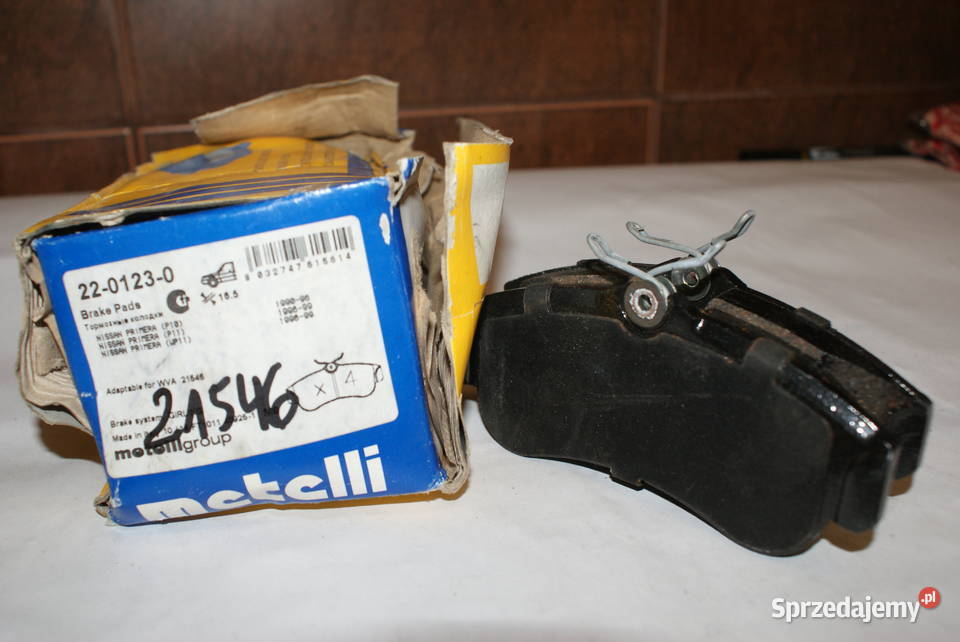 Klocki hamulcowe METELLI odpGDB3271GDB848 NISSAN mazowieckie Białobrzegi