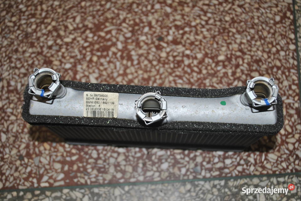 Nagrzewnica BMW SERIA 5 E60 E61 SERIA 6 E63 E64 śląskie Poręba