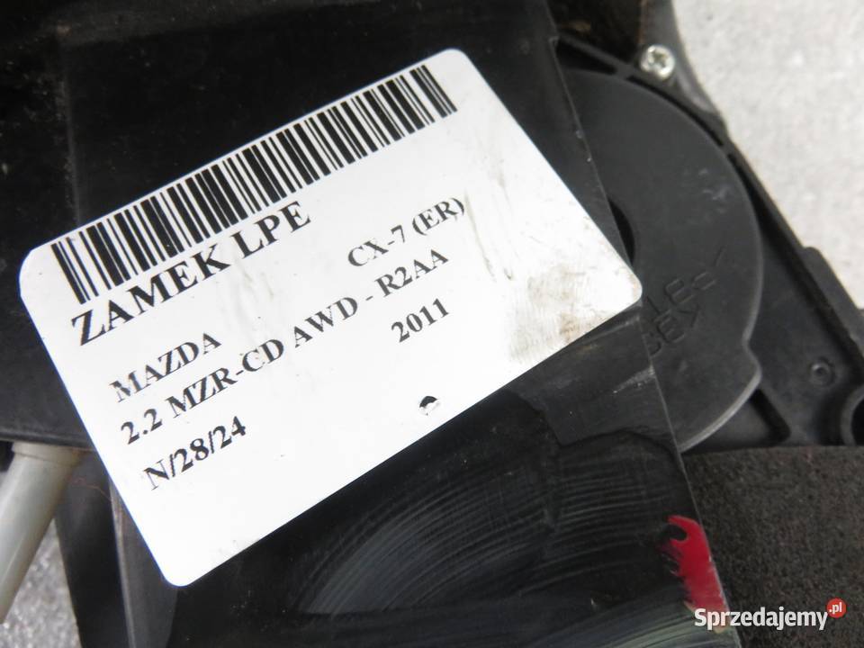 ZAMEK LEWY PRZEDNI MAZDA CX7 9 PINÓW