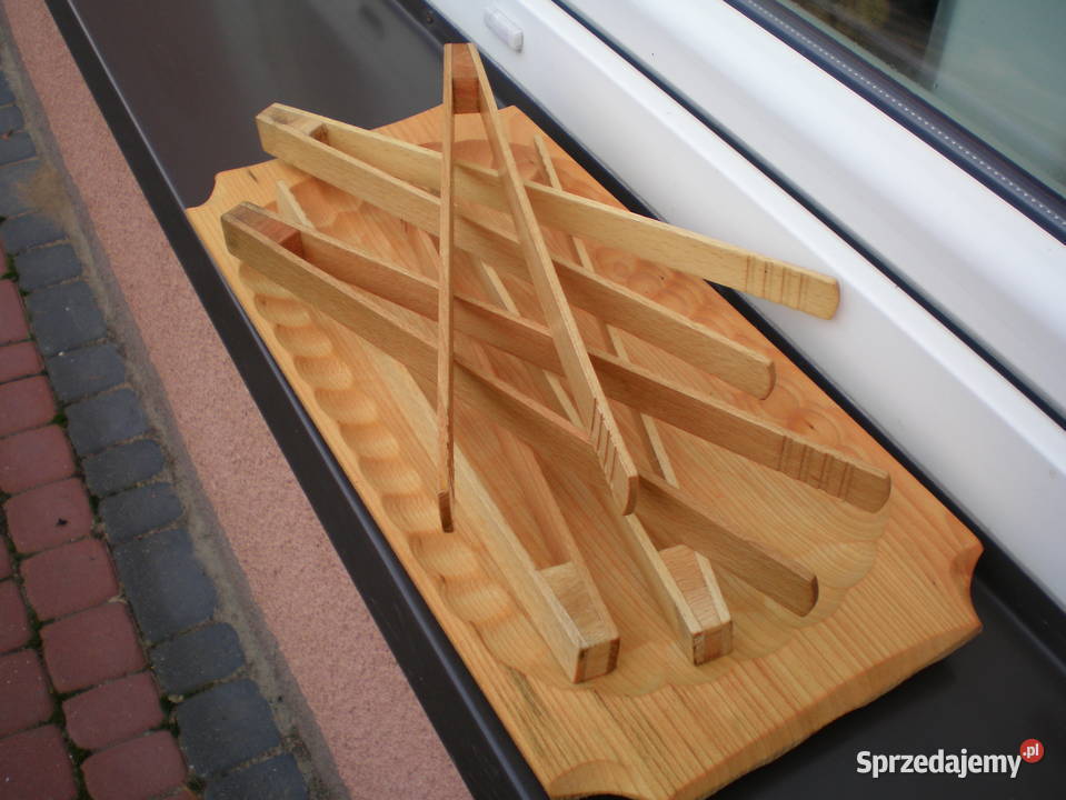 szczypce drewniane proste