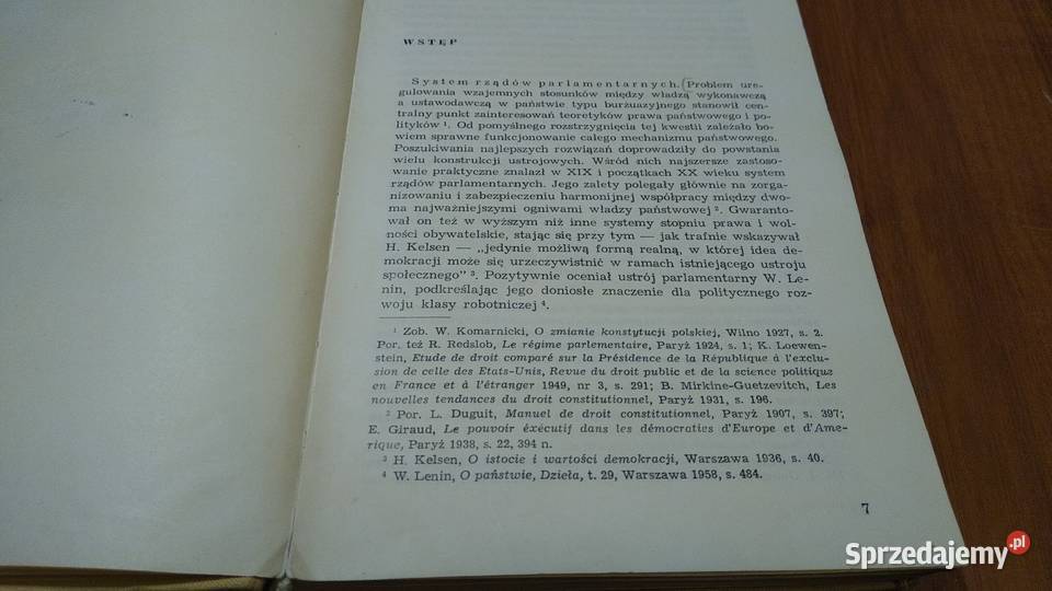 Rządy parlamentarne w Polsce w latach 19191926 Gdańsk sprzedam