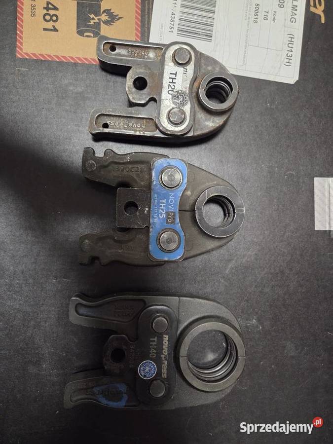 Szczeki do zaciskarek Pozostałe wielkopolskie