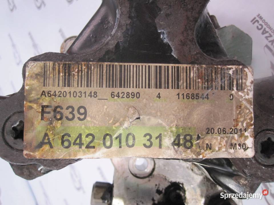VITO W639 30 CDI LIFT 12r 642890 642890 pompa Kielce