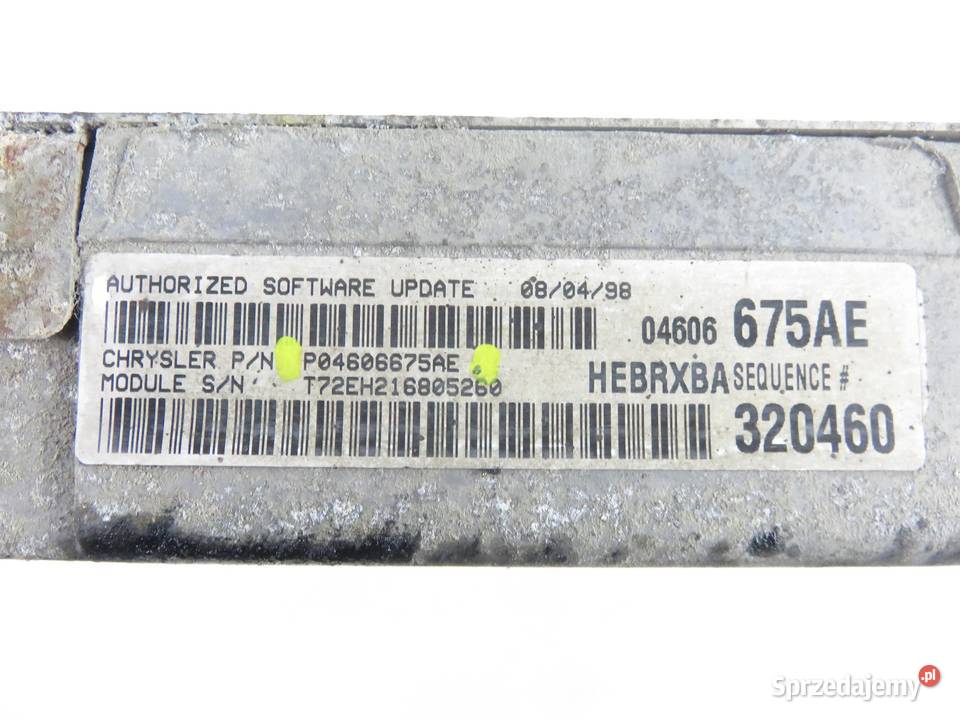 STEROWNIK CHRYSLER 300M 27 04606675AE małopolskie