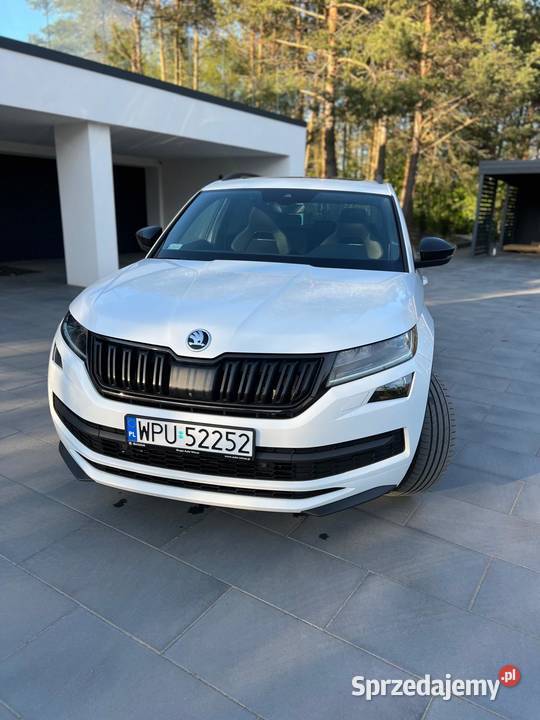 Skoda Kodiaq 20 TDI 4x4 Sportline DSG 2018r pierwszy właściciel Pułtusk
