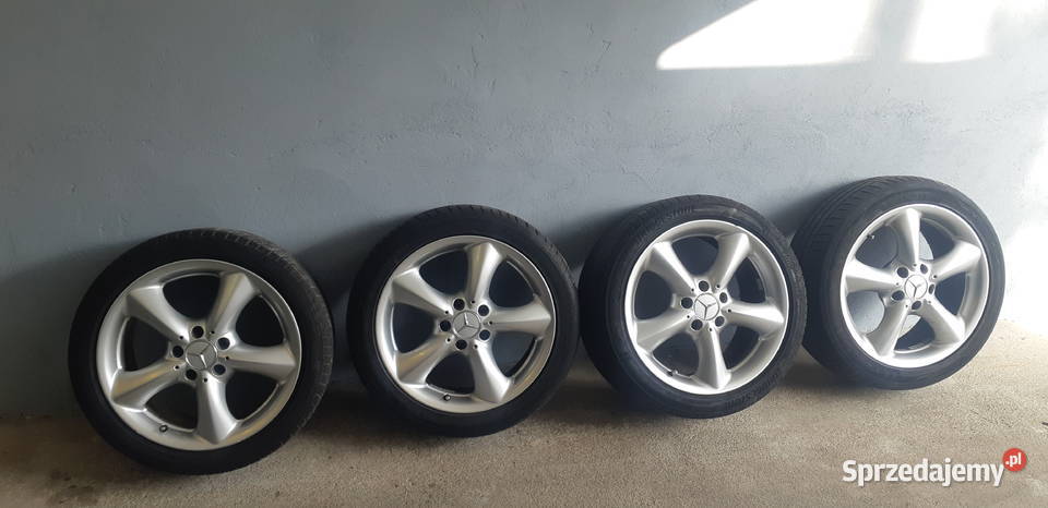 Felgi Aluminiowe z Oponami 17 Mercedes C kasa Żary sprzedam