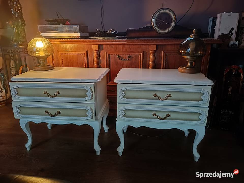 Dwie stare lampki nocne Hillebrand lata 80te Lipno