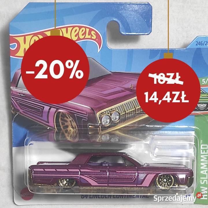 Hot Wheels 64 Lincoln Continental 246250 Poznań