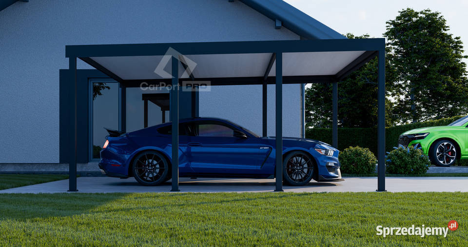 CarPort PREMIUM Wiata samochodowa 5x5 Antracyt 440zł/m2 Garaże i miejsca postojowe Krosno