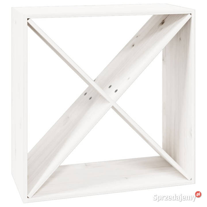 Szafka na wino biały 62x25x62 lite drewno Warszawa