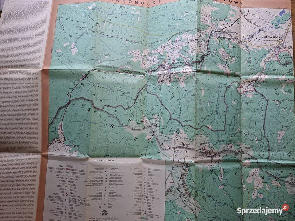 Karkonoski Park Narodowy mapa turystyczna 130 Kraków