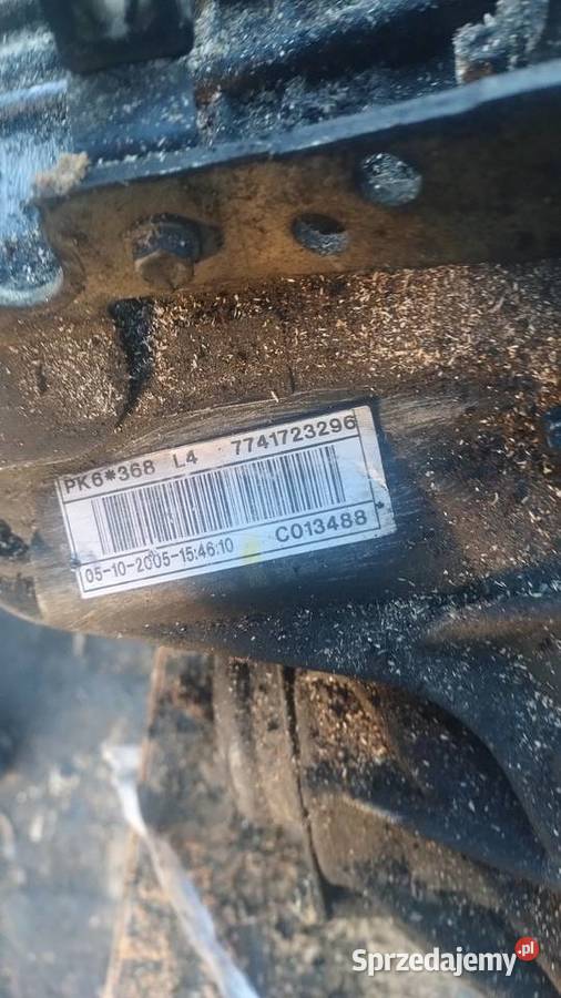 RENAULT LGUNA II 19 DCI skrzynia biegów PK6368 Kielce sprzedam