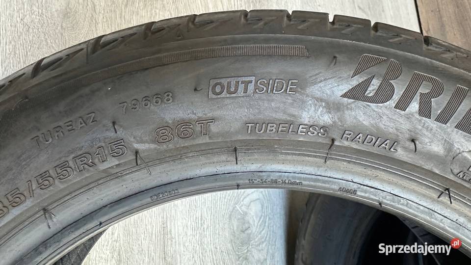 4X 18555R15 86T Bridgestone Turanza ECO 2020 55 Gorzów Wielkopolski sprzedam