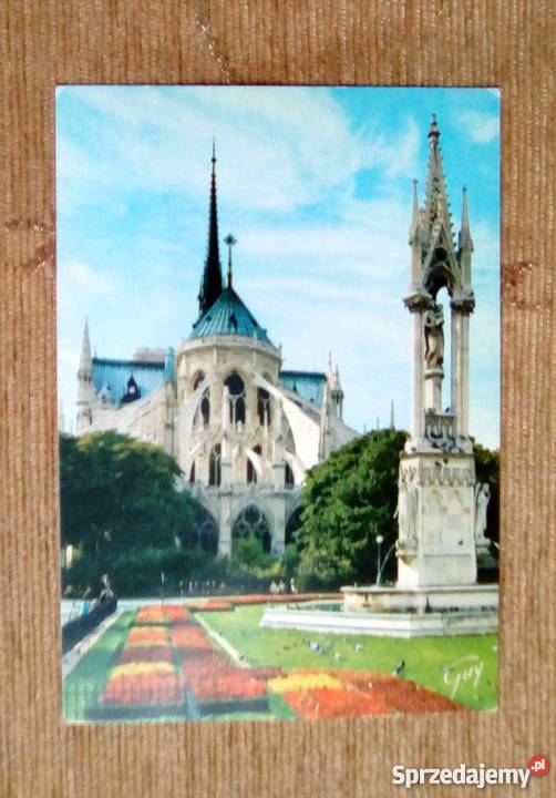 KATEDRA NOTREDAME W PARYŻU Pocztówki i karty telefoniczne Piszczac sprzedam