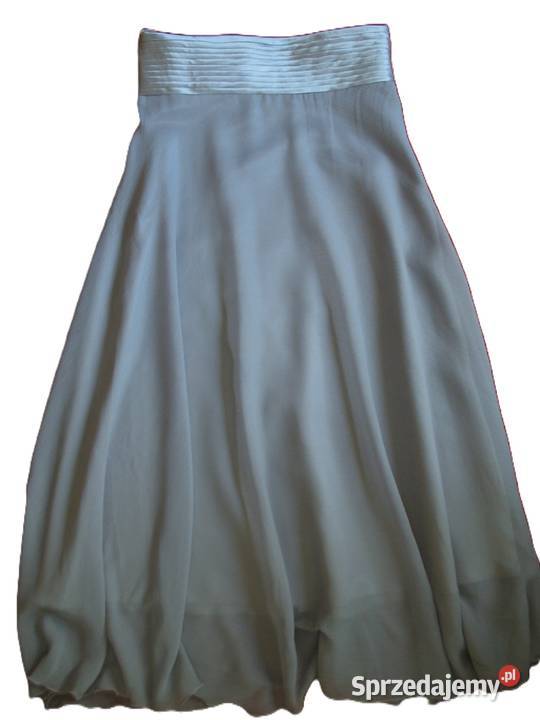 Spódnica z szyfonu 38 M pas 70