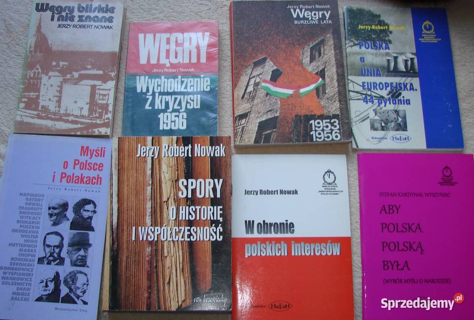 Jerzy Robert Nowak książki historyczne sprzedam