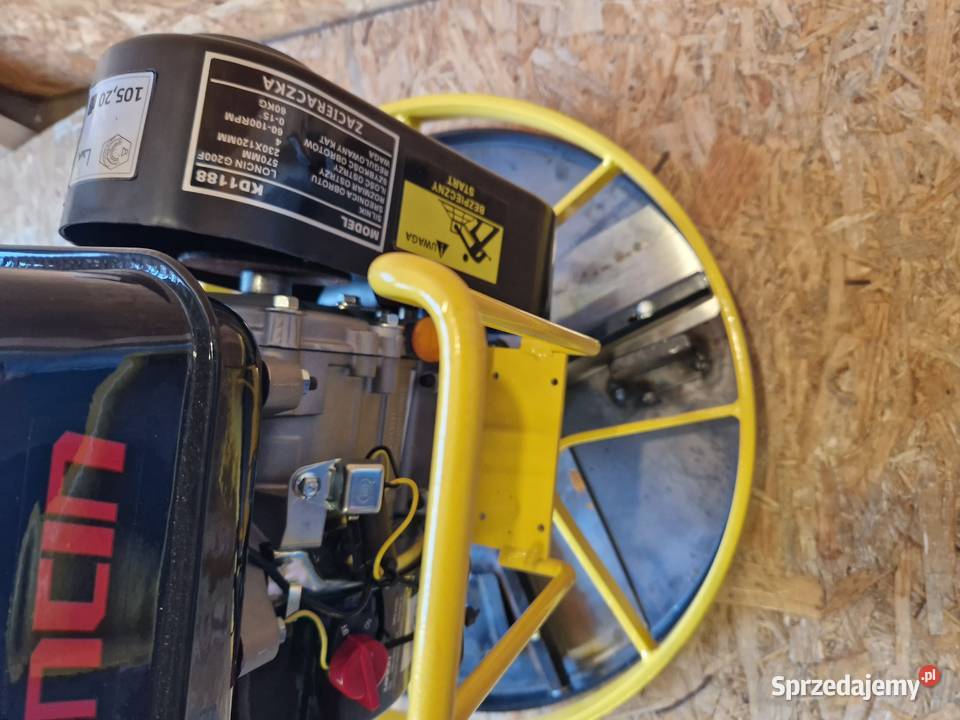 ZACIERACZKA SPALINOWA DO BETONU 57 TALERZ Pozostałe