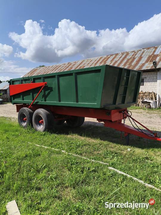 Przyczepa skorupa tandem skorupowa 14 nieuszkodzony Przyczepy rolnicze sprzedam