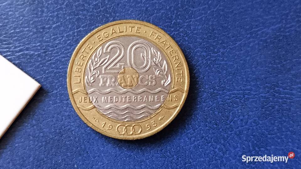 Stare monety 20 frank 1993 Francja