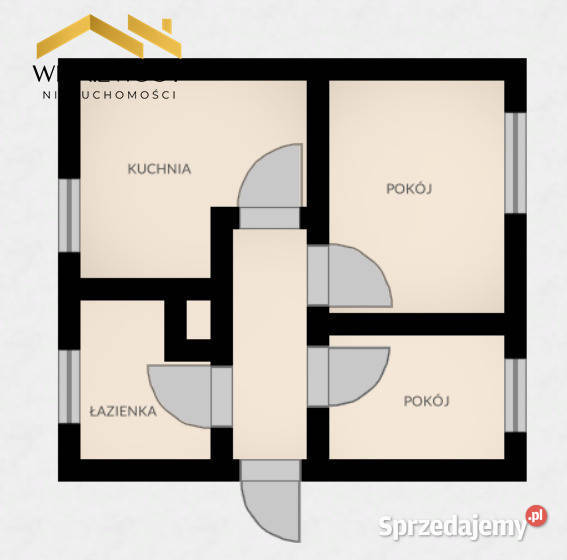 Mieszkanie 2 pokoje 1 piętro ogródek Elbląg