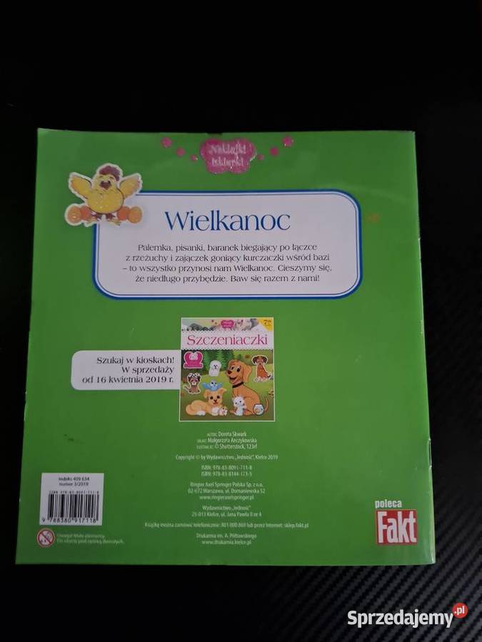 WIELKANOC Naklejanki Naklejki 49 Dzieci Maluch Warszawa