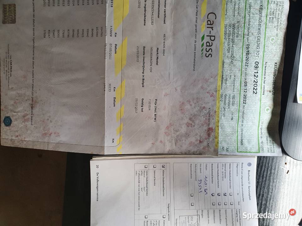 Volkswagen Fox 2010 12 benz 198 bez wkładu Gostynin