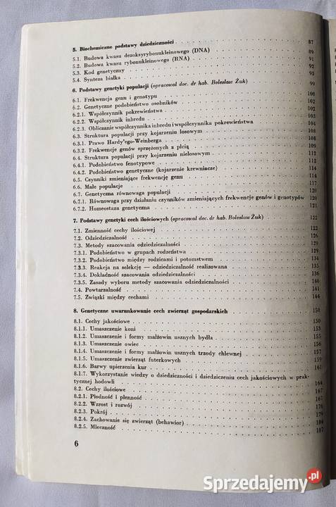GENETYKA i METODY DOSKONALENIA ZWIERZĄT Bolesław Hajnówka