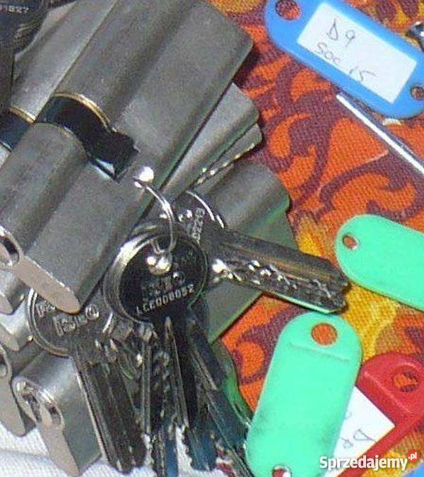 Zamek zamki wkładka wkładki do drzwi 3 klucze Złotów