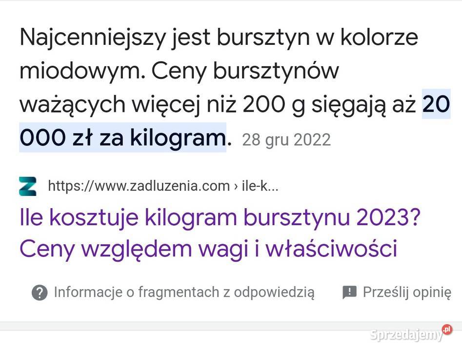 Bransoleta bursztyn miodowy piękna okazja Bolesławiec