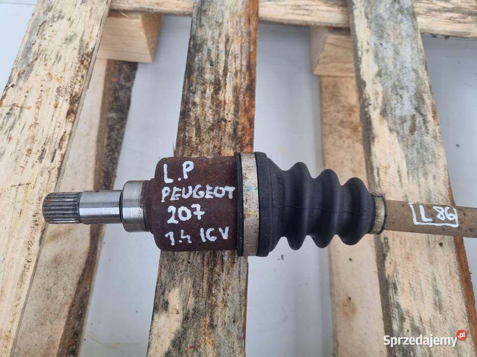 Peugeot 207 14 16V PRZEDNIA LEWA lewy przód Rudka