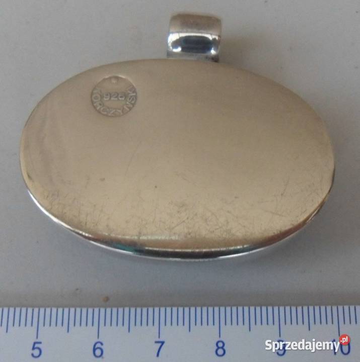 Wisior srebro 925 i krzemien pasiasty srebro Warszawa