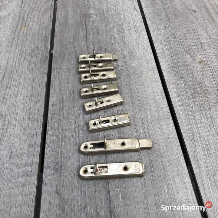 Zasuwki meblowe drzwiowe PRL stare sprzedam