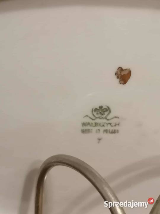 Duży Półmisek Owalny Róża Wałbrzych PRL dolnośląskie