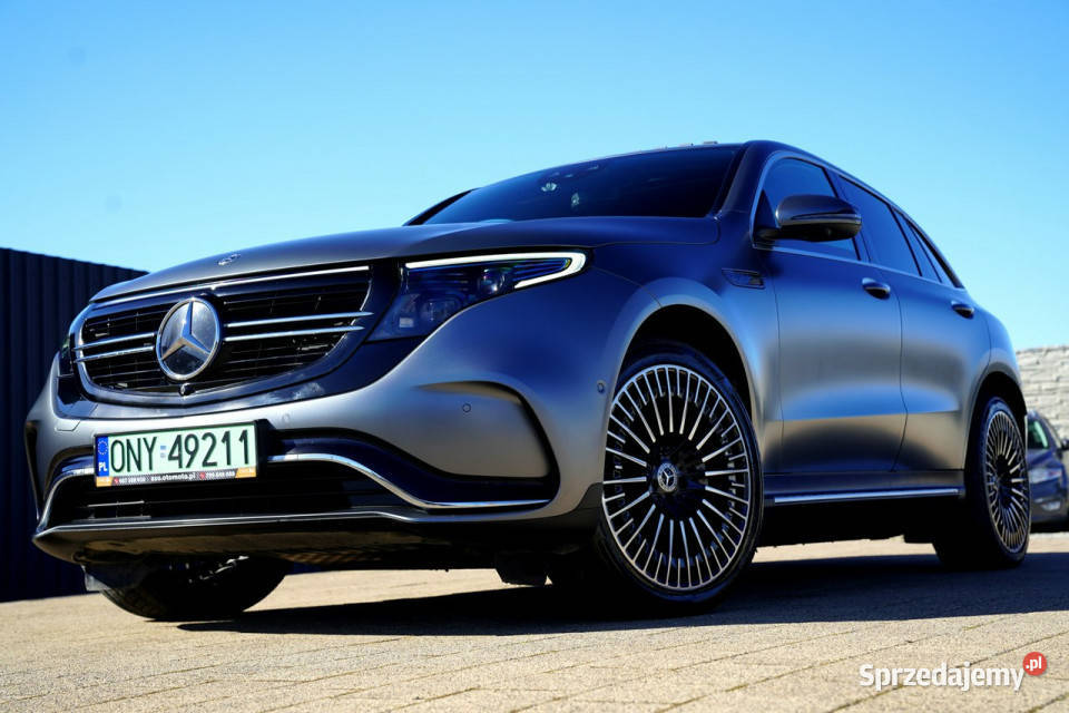 Mercedes EQC AMG skora kamery 360 nawi PANORAMA napęd 4x4 Otmuchów