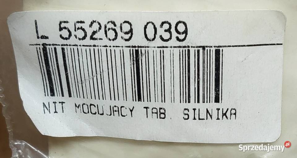 SPINKA TABLICZKI ZNAMIONOWEJ FIAT LANCIA ALFA