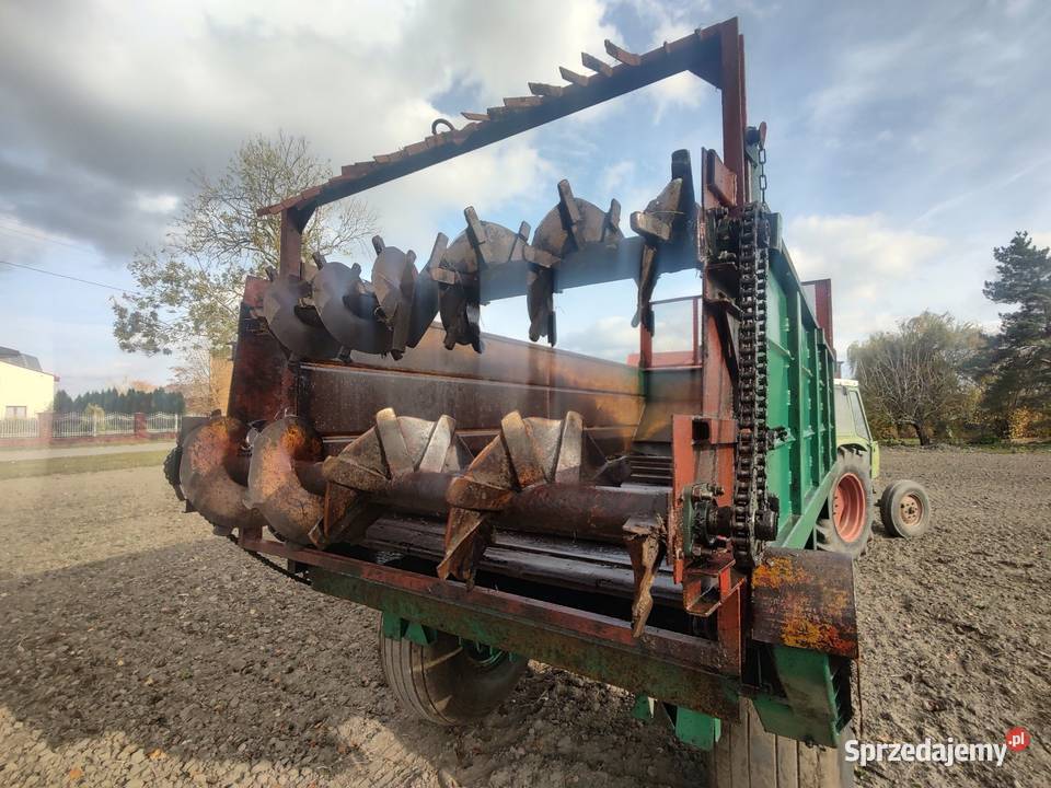 Rozrzutnik obornika nadstawki coutand 8t Rozrzutniki obornika łódzkie Łęczyca