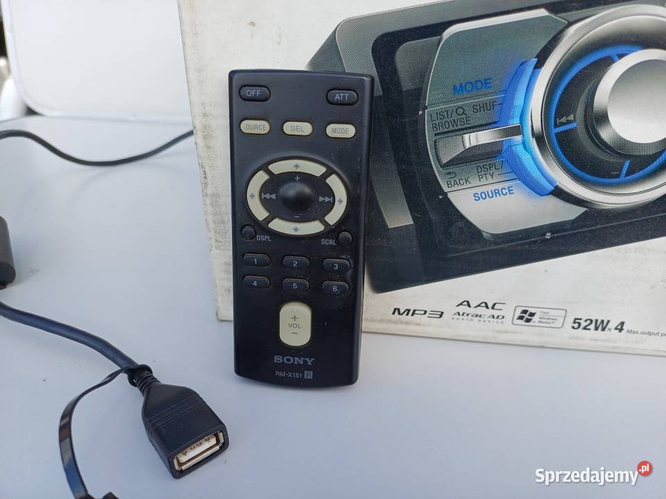 Radio SONY CDX GT929U animacje winda 52x4 MP3 Lubin