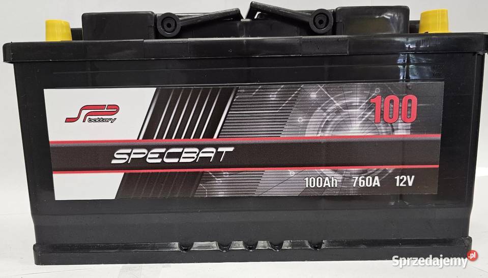 Akumulator SPECBAT 100Ah 760A EN PRAWY PLUS sprzedam