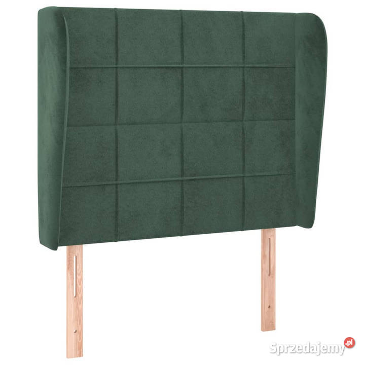 Zagłówek uszak ciemnozielony 83x23x118128 mazowieckie sprzedam