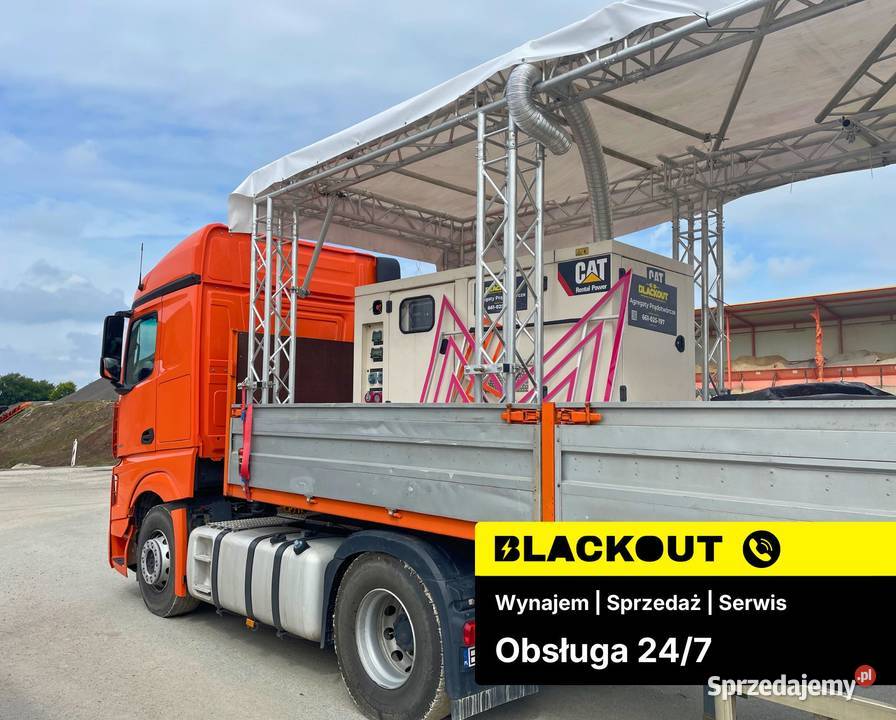 Agregaty Prądotwórcze Wynajem 247 3kW 500kW współpraca