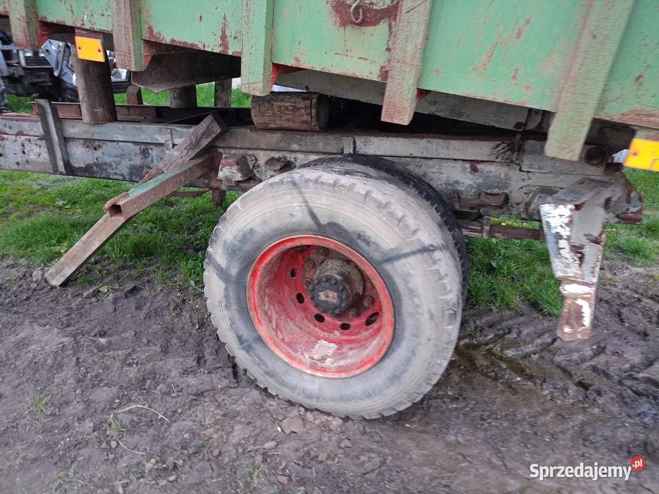 Przyczepa jednoosiowa 10 ton nieuszkodzony Komarówka Podlaska
