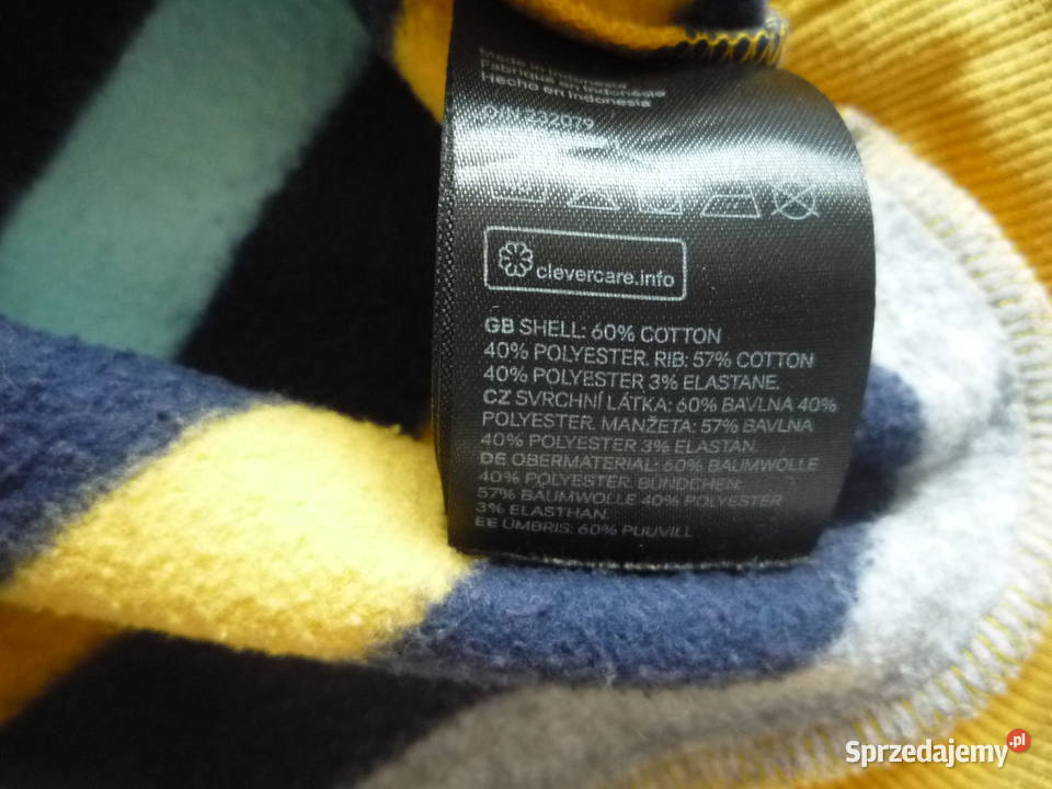 HM 122128 Bluza Kolorowe pasy Ciepła zachodniopomorskie Szczecin