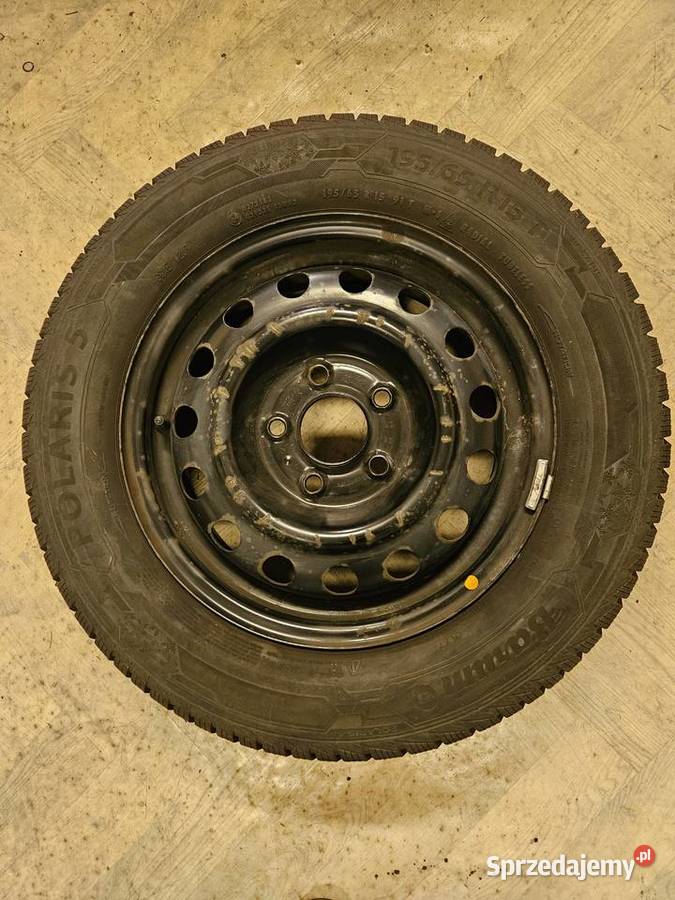 opony zimowe 19565 R15 felgi stalowe Środa Wielkopolska