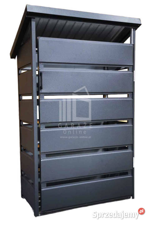 Wiata śmietnikowa spad tył 09x05m Antracyt Iława sprzedam