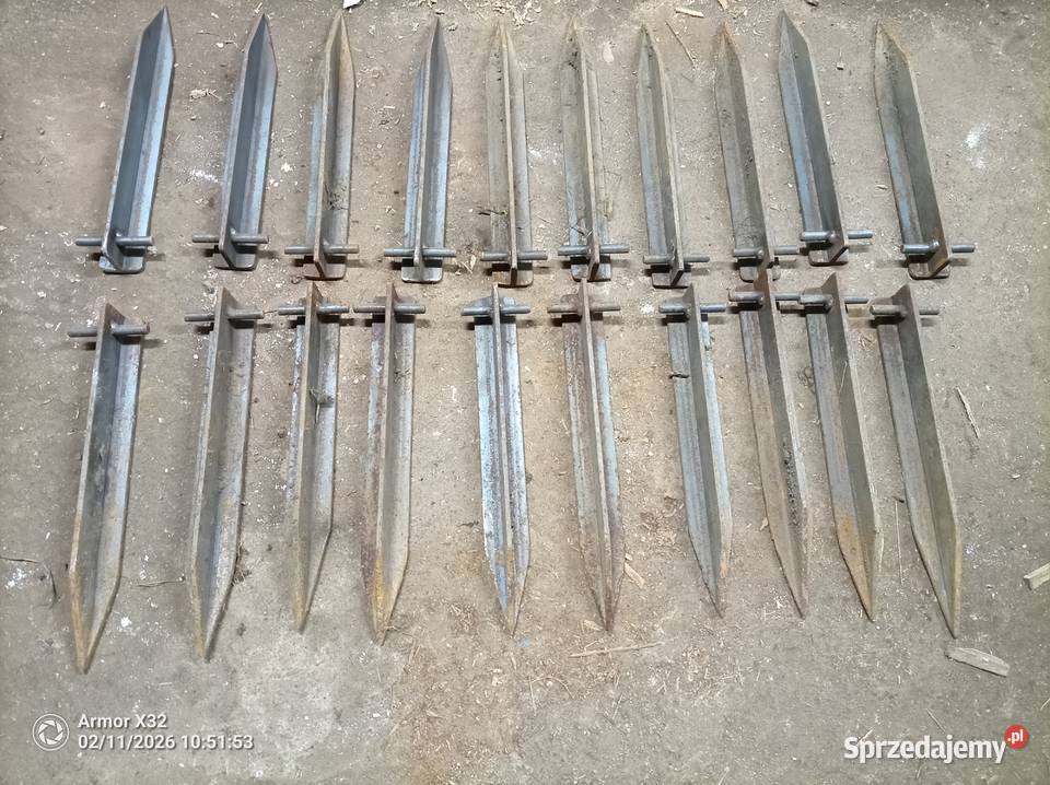 Kotwy mocujące śledzie do namiotu podkarpackie Pustków