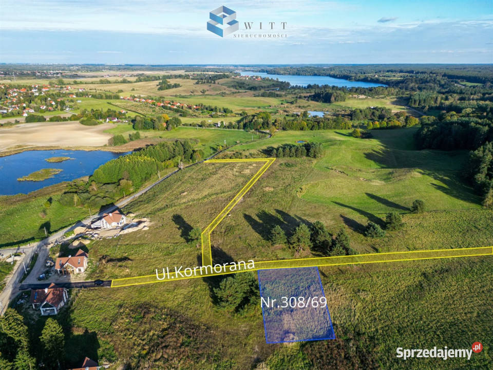 Działka 1411m2 Unieszewo Kormorana