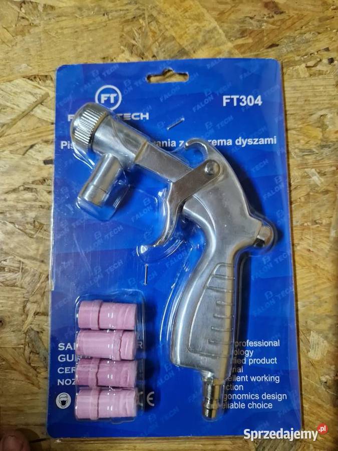 PIASKARKA PISTOLET DO PIASKOWANIA KABINA 4 DYSZE Głogowa sprzedam