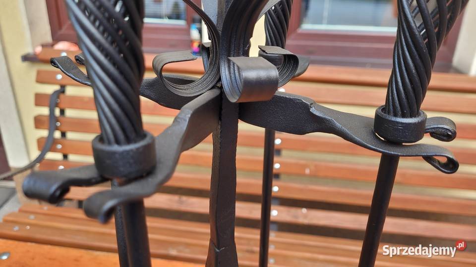 Zestaw kominkowy kuty ręcznie Warszawa