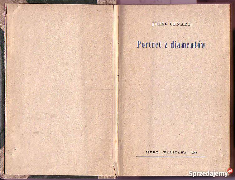6967 PORTRET Z DIAMENTÓW JÓZEF LENARI Czyrna
