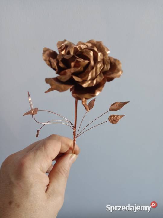 Róże miedziane metaloplasyka Rybnik sprzedam